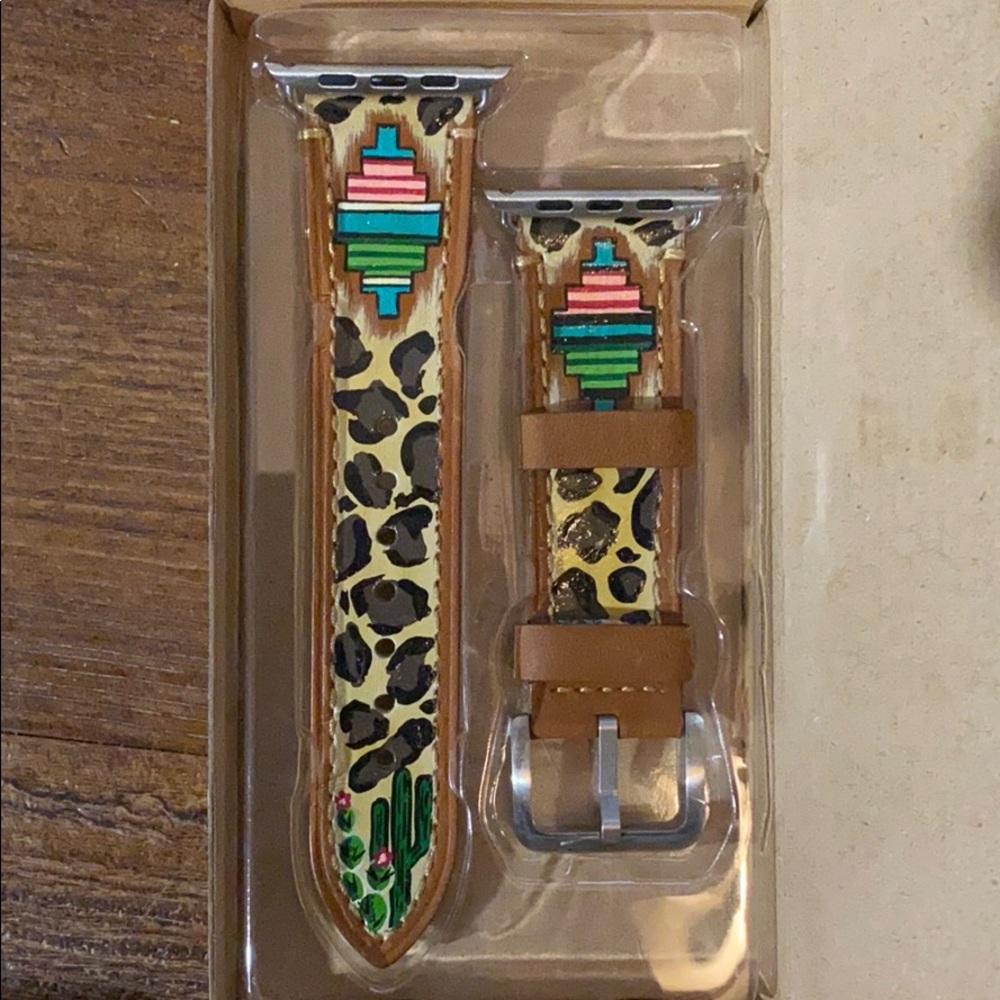 Hand painted Apple Watch band